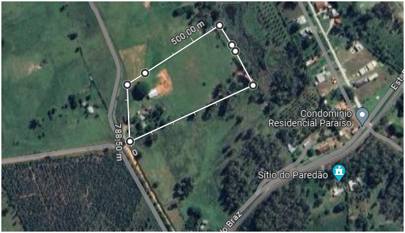 Área próximo a Estrada Robledo Braz
