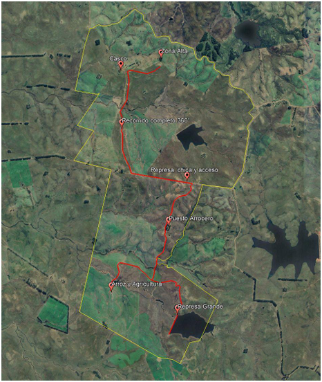 Area de Campo com Aptidão para Agricultura e Pecuária no UY
