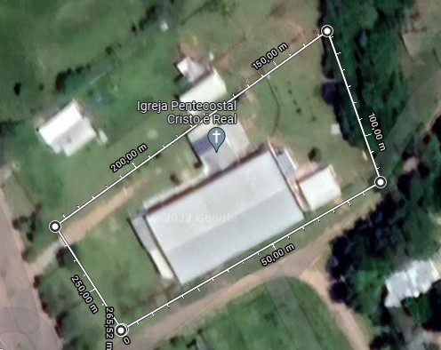 Área com Galpão e Casas as margens da BR 293